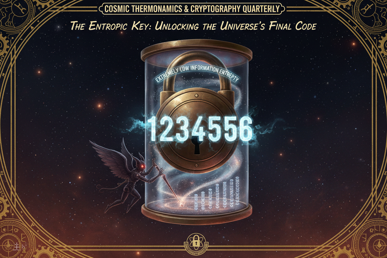 密码”123456″的信息熵与宇宙熵增的同构性研究