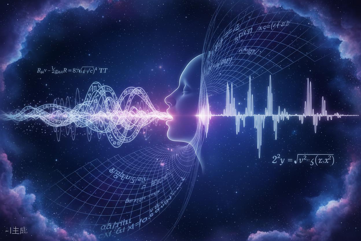 方言口音与引力波传播的类比研究——语音频率的时空弯曲效应与声学指纹分析